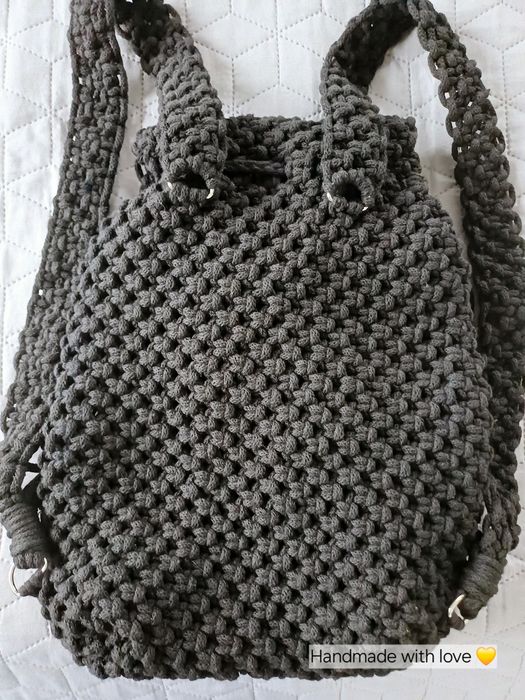 Eco Plecaczek z Makramy - Handmade w stylu Boho