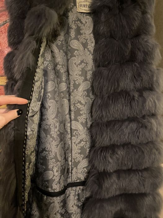 Натуральная  меховая жилетка 2 в 1