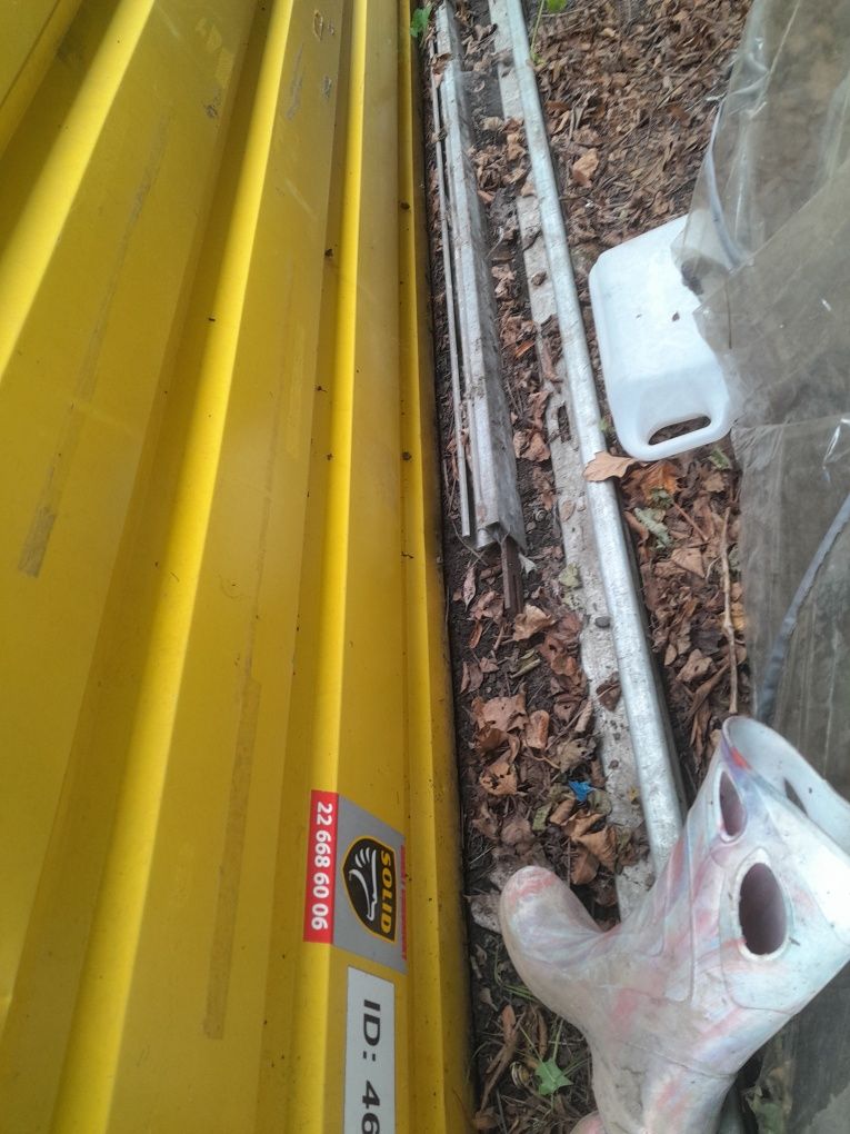 Brama przesuwana ocynk masywna 5x2