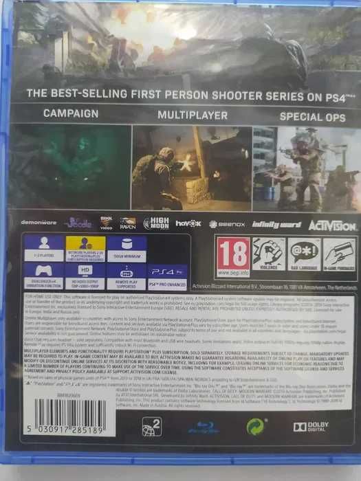 Call of Duty: Modern Warfare PS4 Angielska wersja COD MW tylko eng