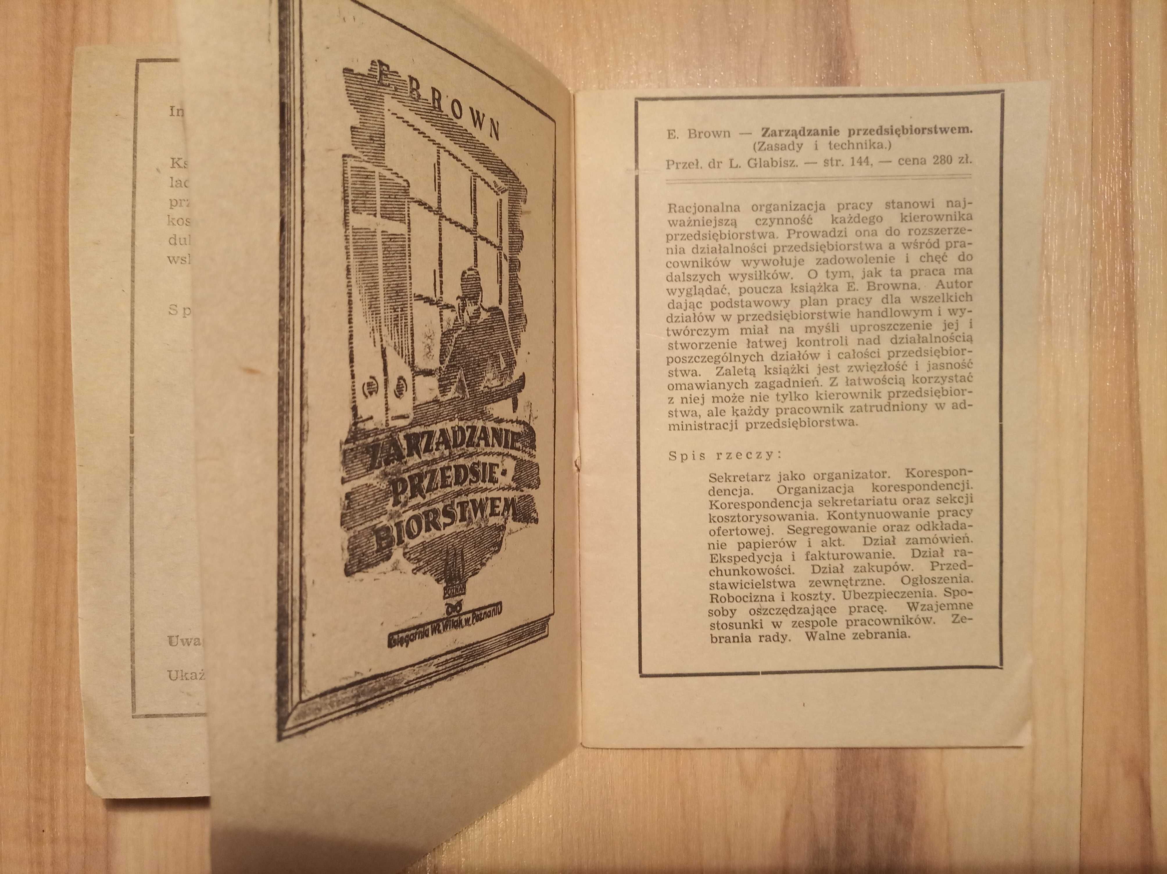 Tygodnik Gospodarczy reklama pisma Obliczanie kosztów własnych 1948
