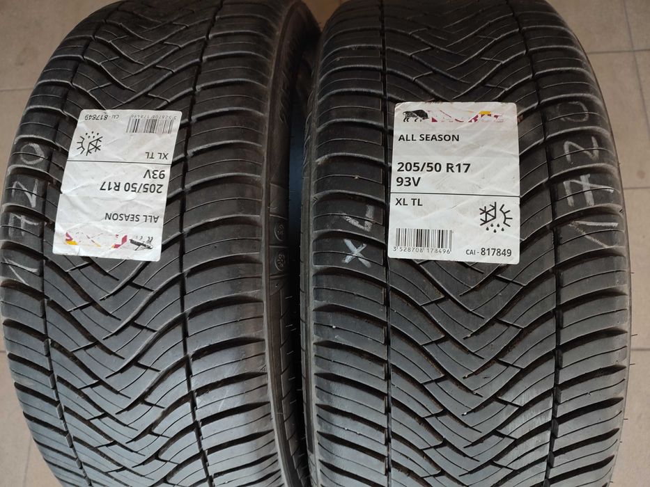 opony 205/50 R17 93V Triangle SeasonX TA01  wielosezon w super stanie