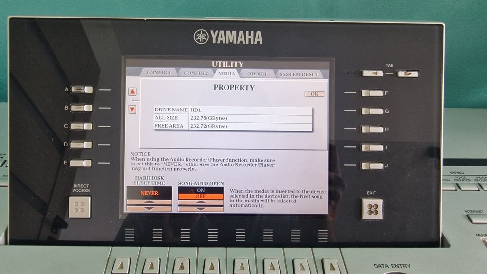 Yamaha TYROS 4 zestaw