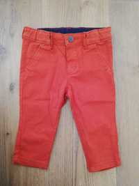 Spodnie jeansowe H&M koralowe r. 68