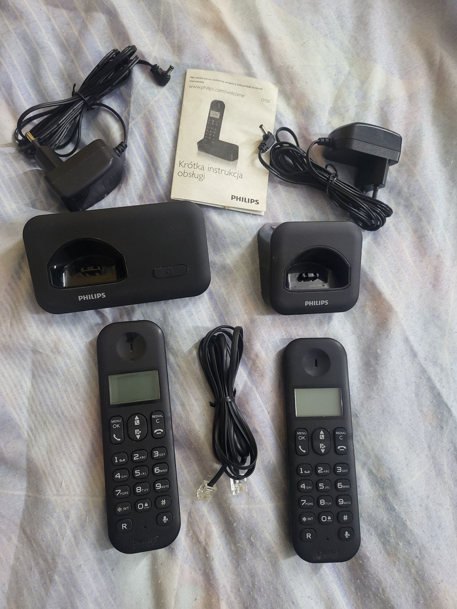 Telefon stacjonarny bezprzewodowy Philips  100 zł