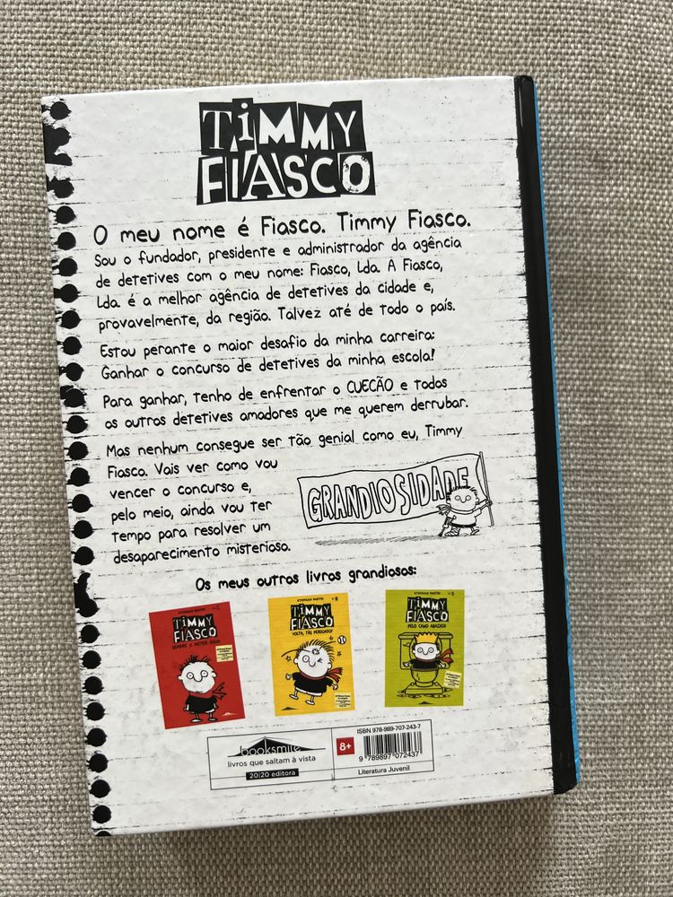 Livro Timmy Fiasco