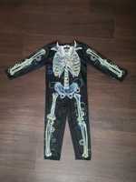 Карнавальный костюм скелет 3-4 года светится в темноте хелоуин хэлоуин
