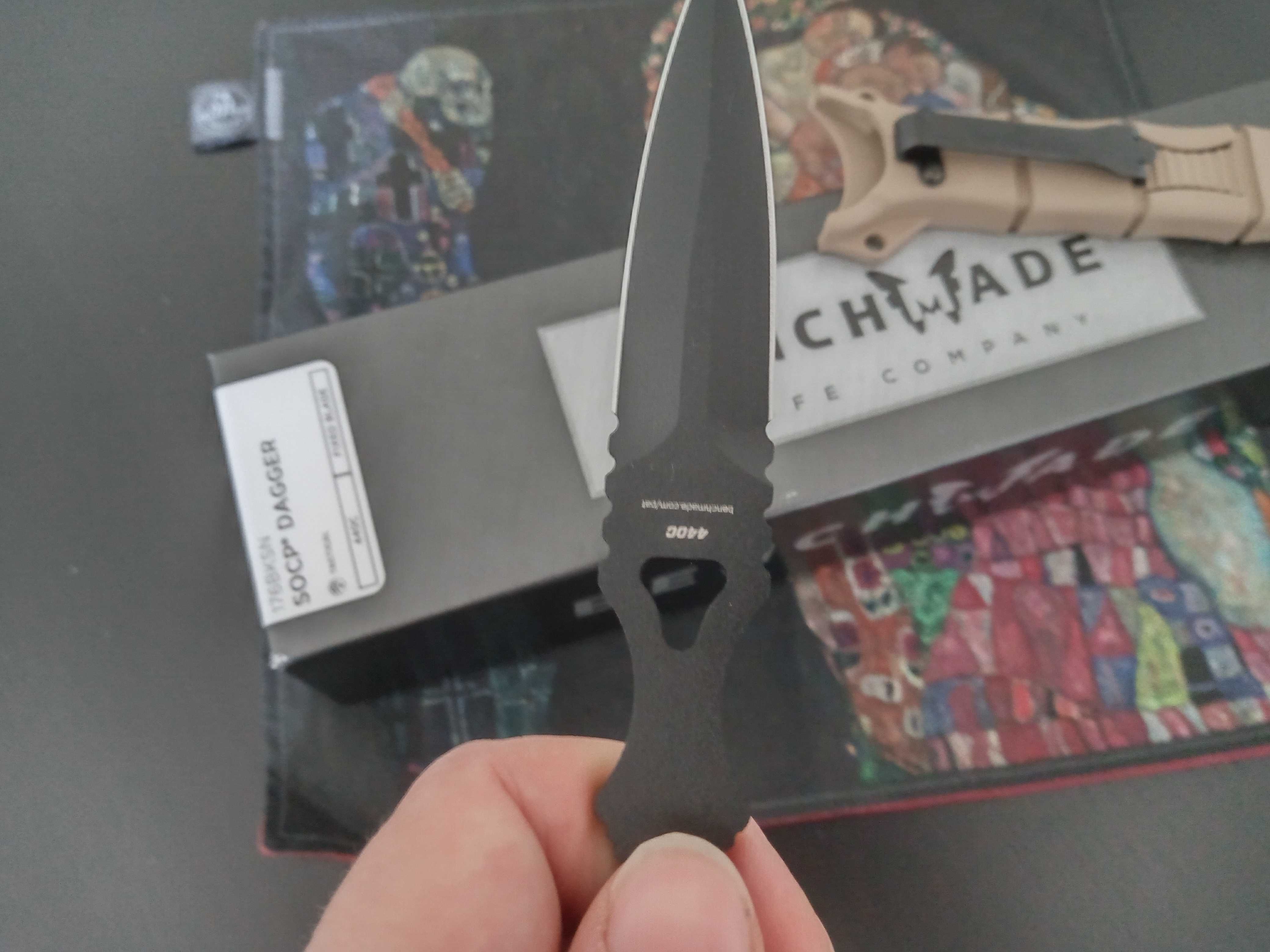 Nóż Benchmade 176BK SOCP Dagger (orginał)