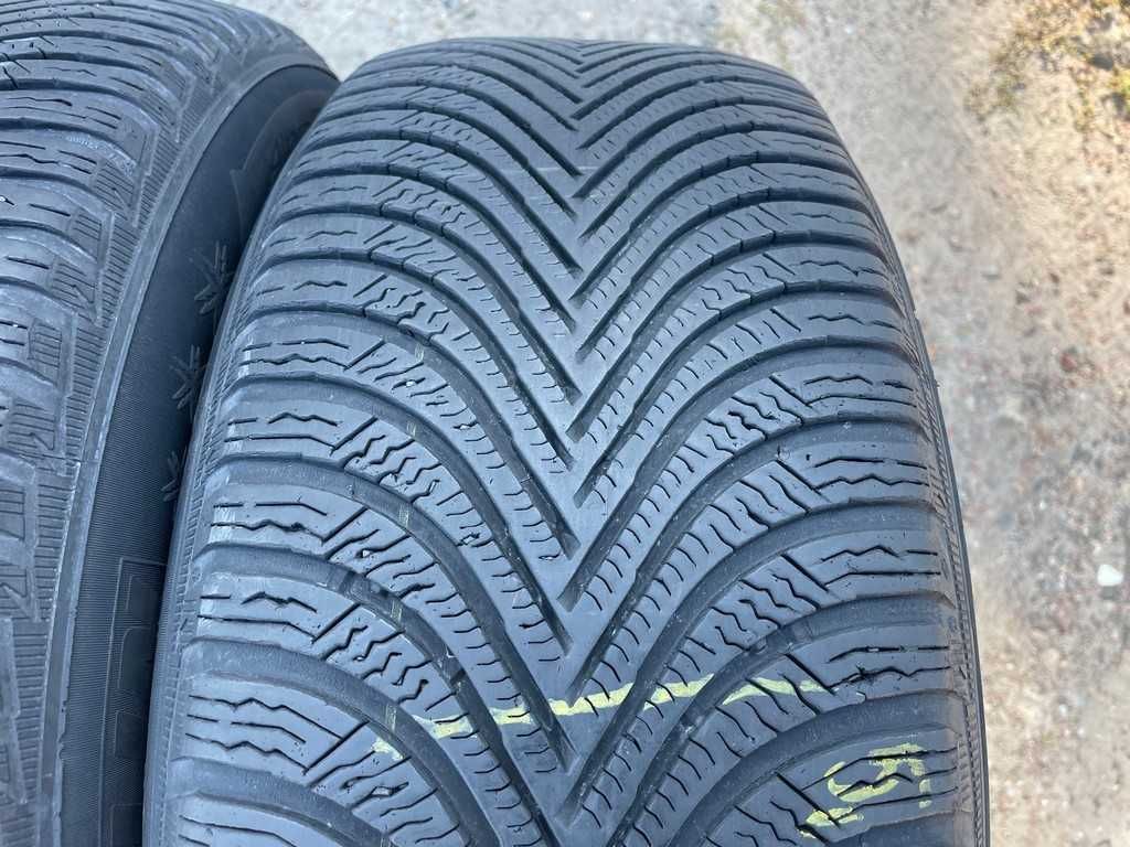 225/55r17 101V Michelin Alpin 5 шини бу зима 4 штуки