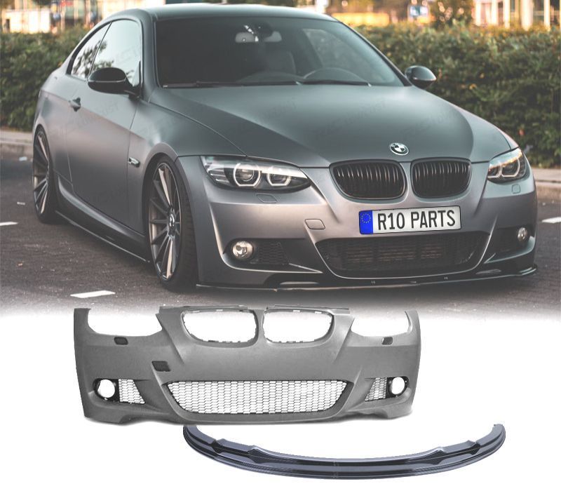 PÁRA-CHOQUES + SPOILER FRONTAL BMW E92 E93 06-09 PACK M COUPÉ CABRIO