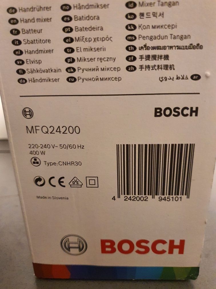 Mikser Robot Bosch MFQ24200 Nowy