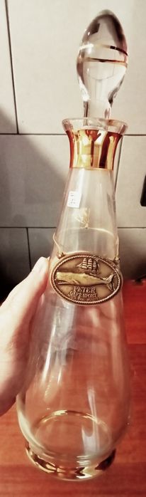 Garrafa vidro cristal