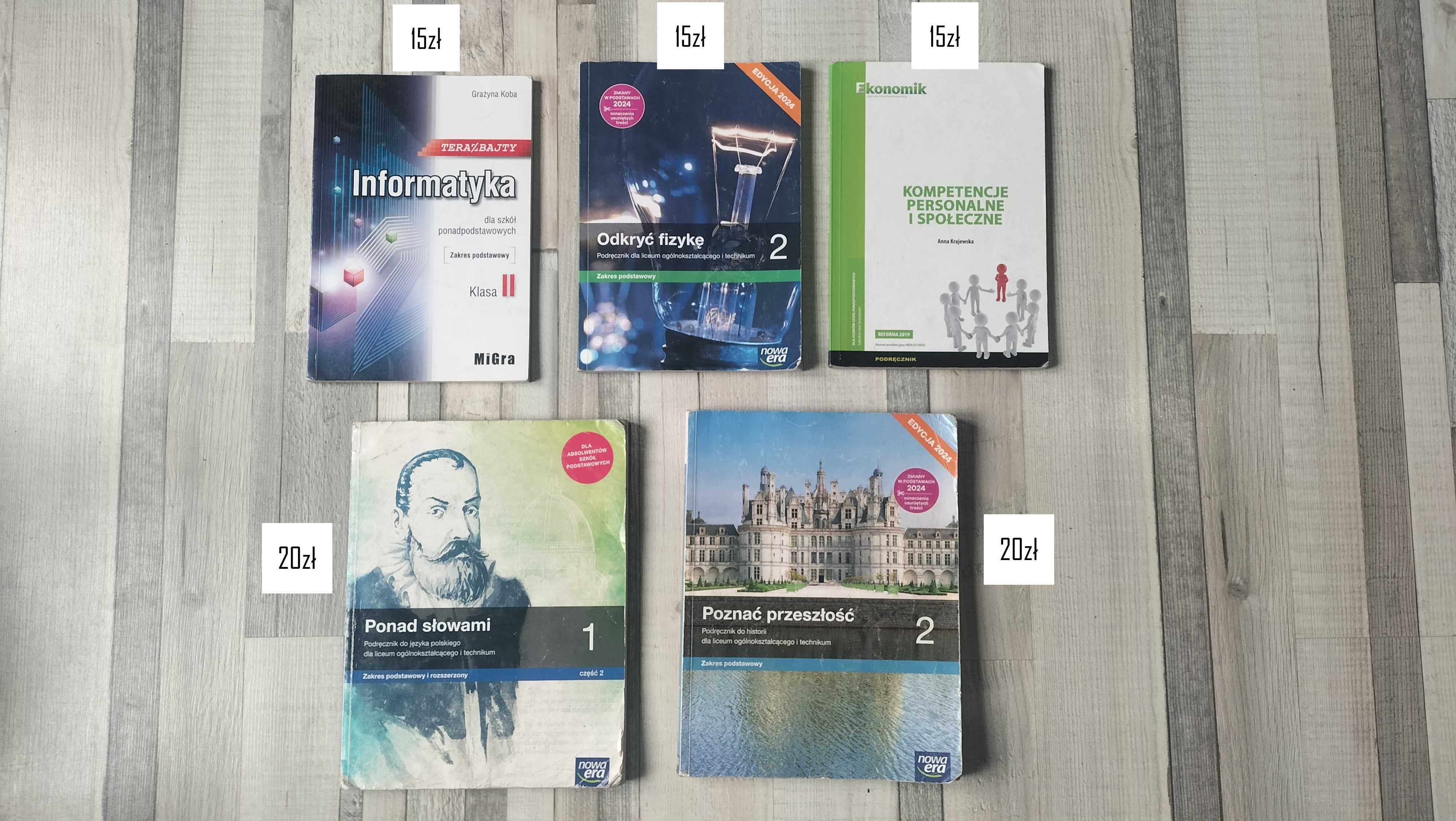 Podręczniki do 1 i 2 technikum