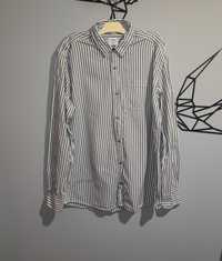 Bawełniana koszula w paski, regular fit - s.oliver L