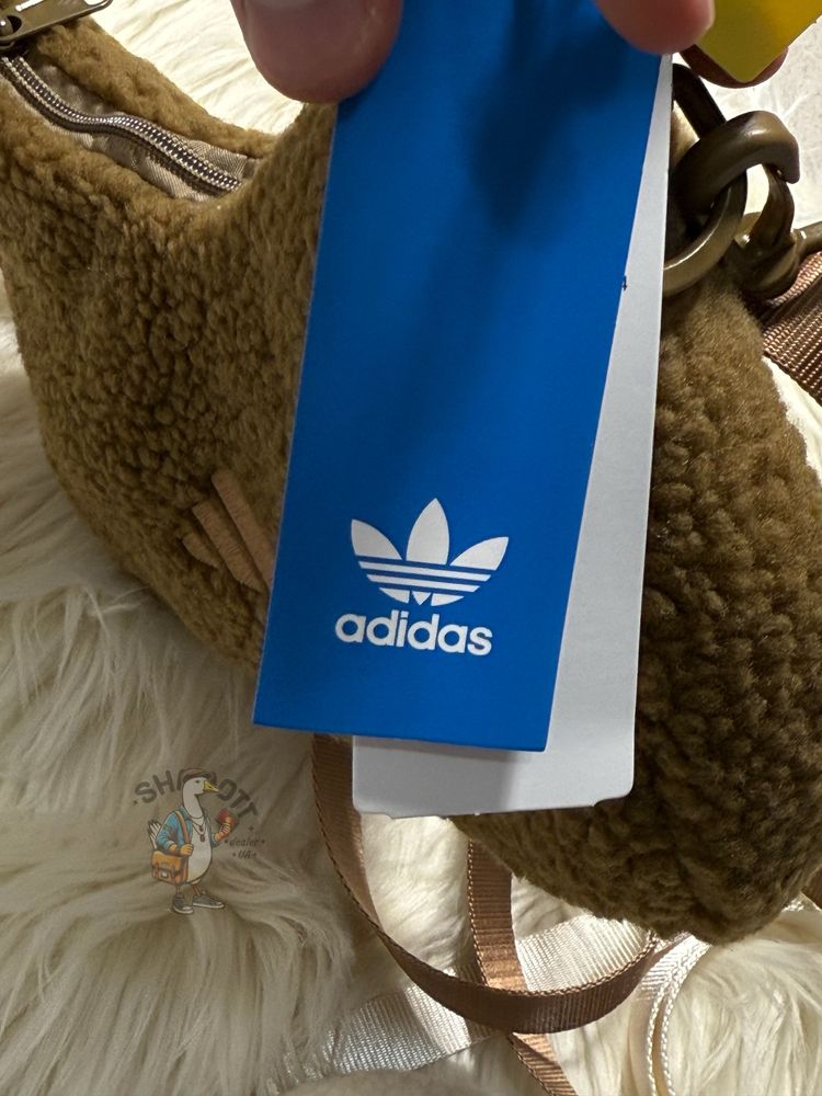 Жіноча сумочка адідас | Сумка через плече шерпа ADIDAS | Сумка адидас