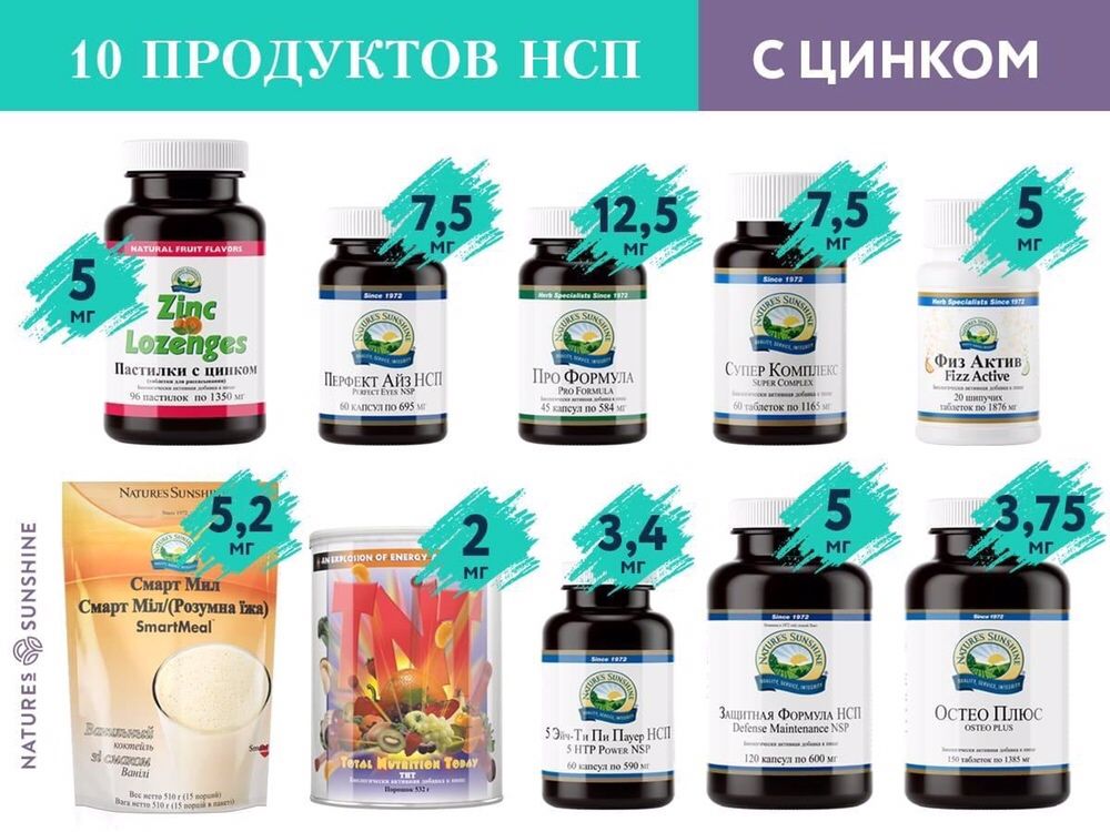 Продукция компания NSP ( НСП) доставка