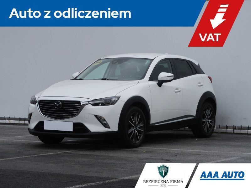 Mazda CX-3 2.0 Skyactiv-G Attraction , Salon Polska, Automat, VAT 23%, Skóra,