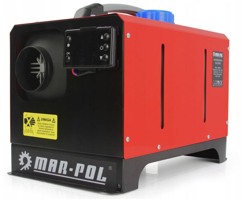NAGRZEWNICA Spalinowa OGRZEWANIE Postojowe Garażowe do Garażu 12V 8KW