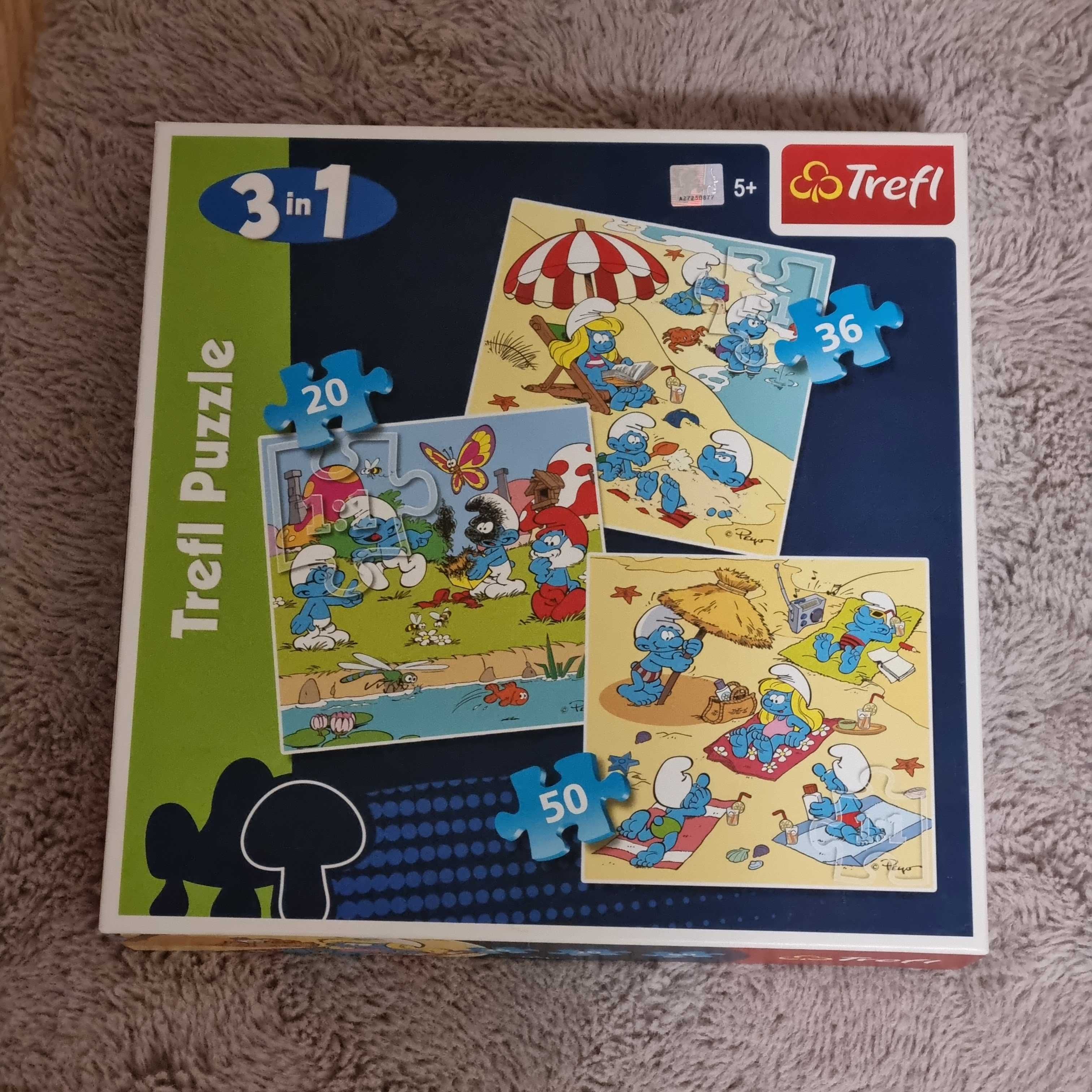 Puzzle trefl 3w1 i 4w1
