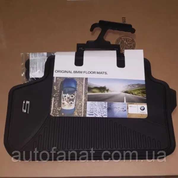 Автоковрики BMW 5 G30 Оригінал, Коврики в салон багажник бмв Килимки