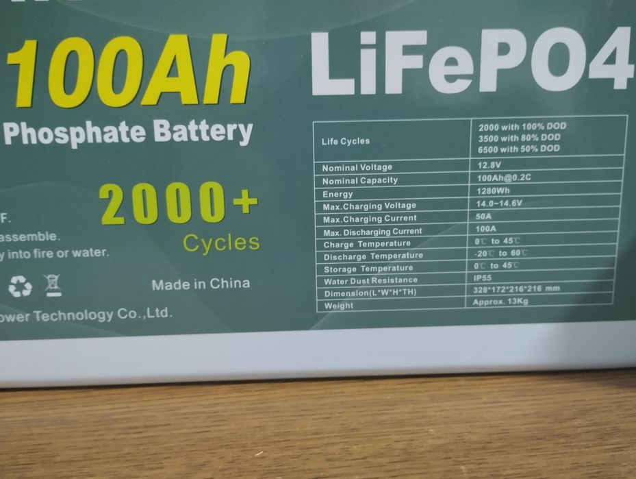 Інвентор, акумулятор, зарядка, набір повний, lifepo4