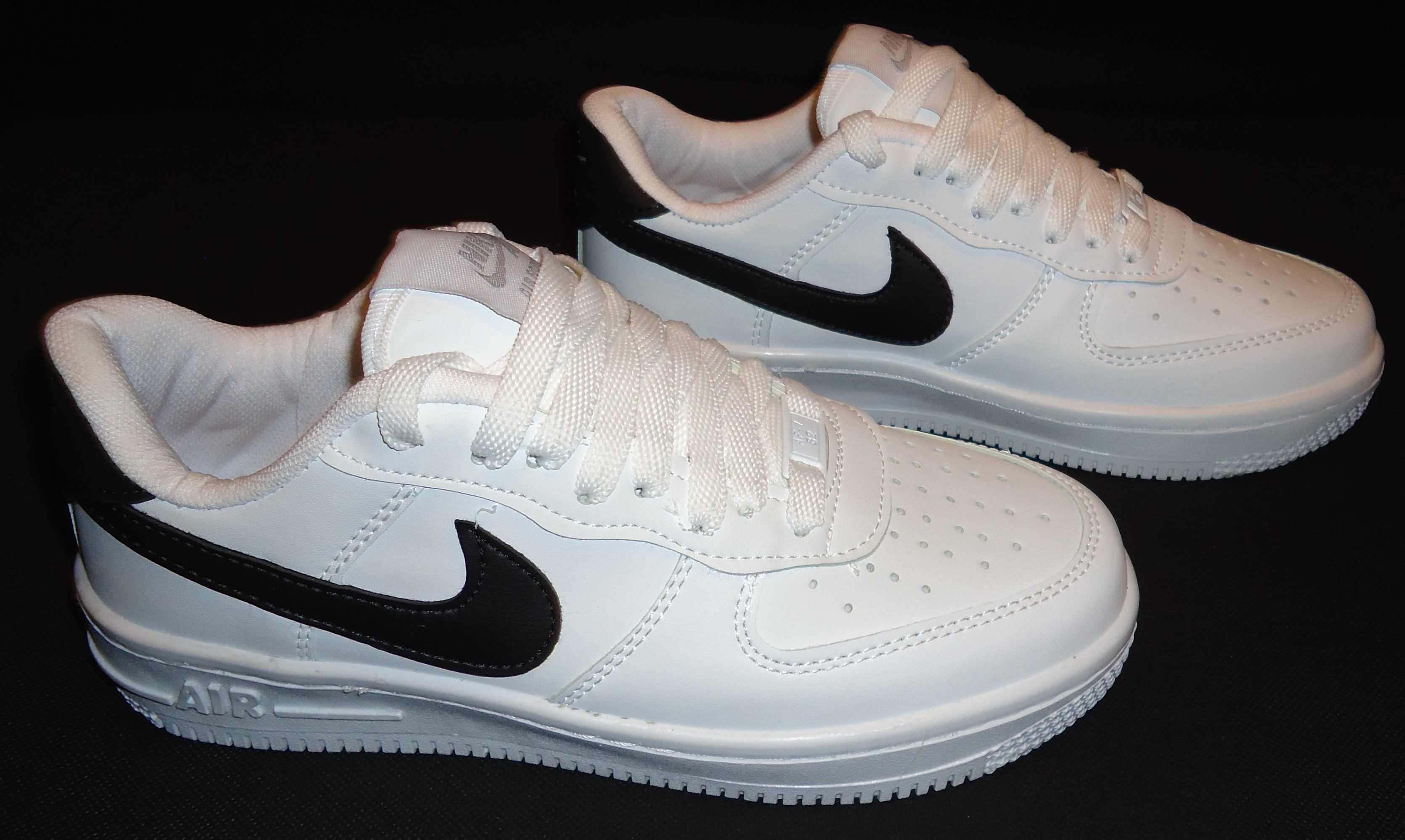 AIR FORCE 1 Nike (36 - 45) biało/czarny - 99zł !!!