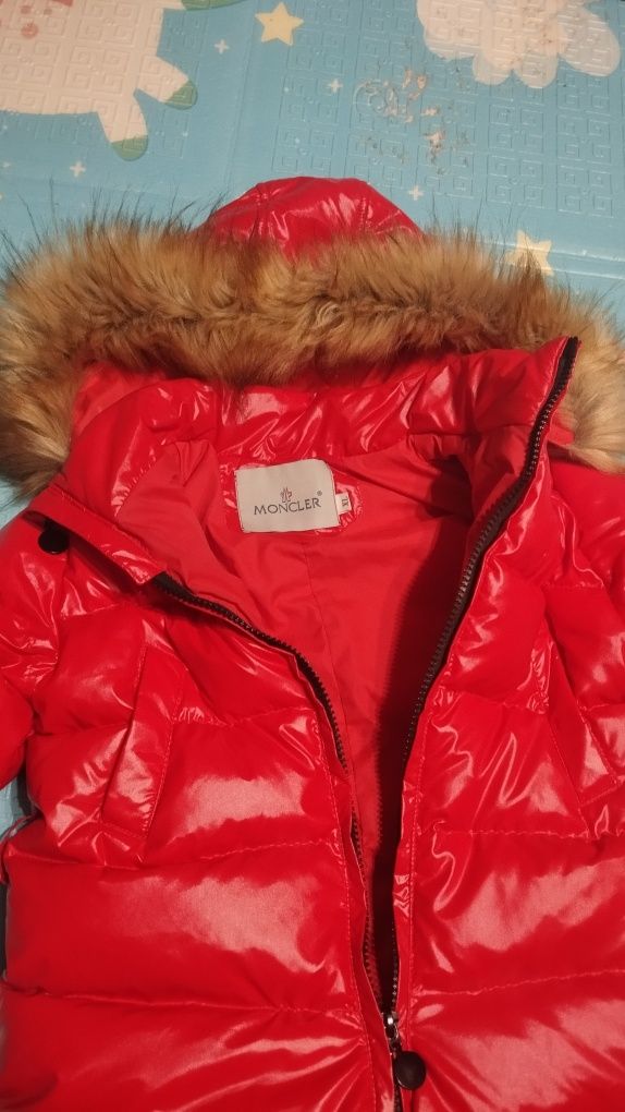 Дитячий зимовий комбінезон Moncler