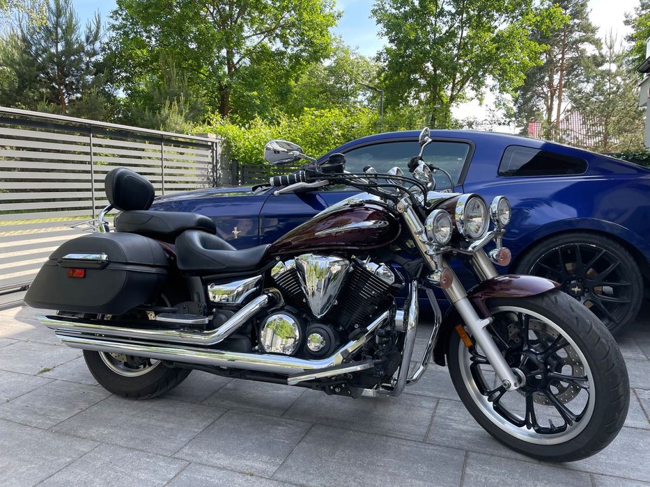Yamaha XVS Świetny chopper, wyjątkowo wyposażony, bezwypadkowy, niski przebieg.