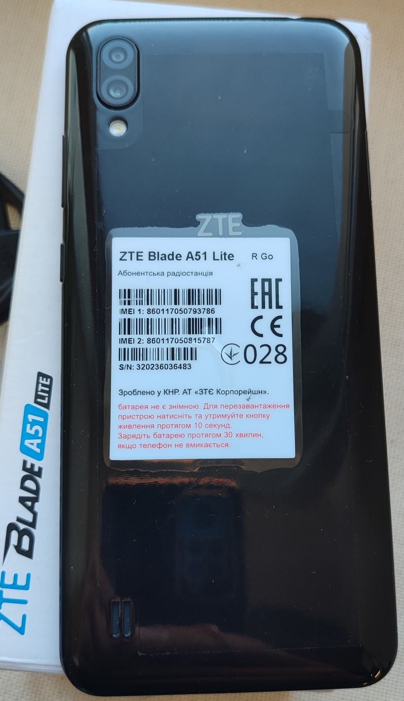 Продам ZTE Blade A51 Lite 2/32 гб в гарному стані