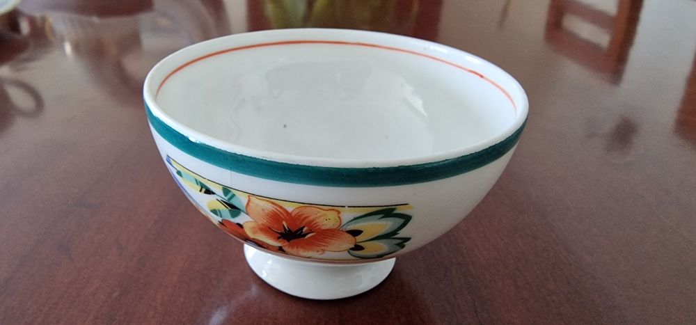 3 taças porcelana antiga de colecção