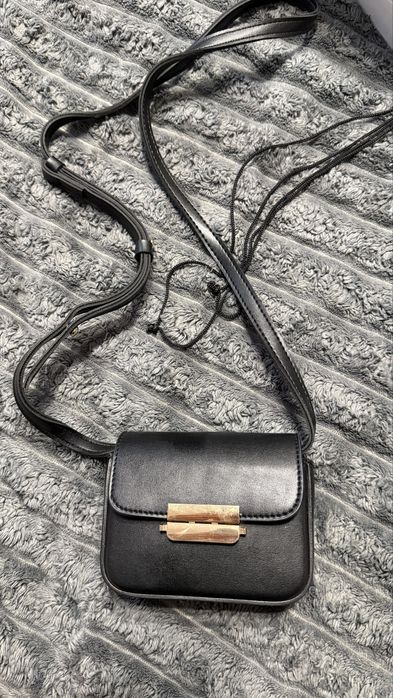 Чорна міні сумка