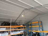 Lekka hala stalowa 10x20x4mz poszyciem blacha trapezowa. Gwarancja