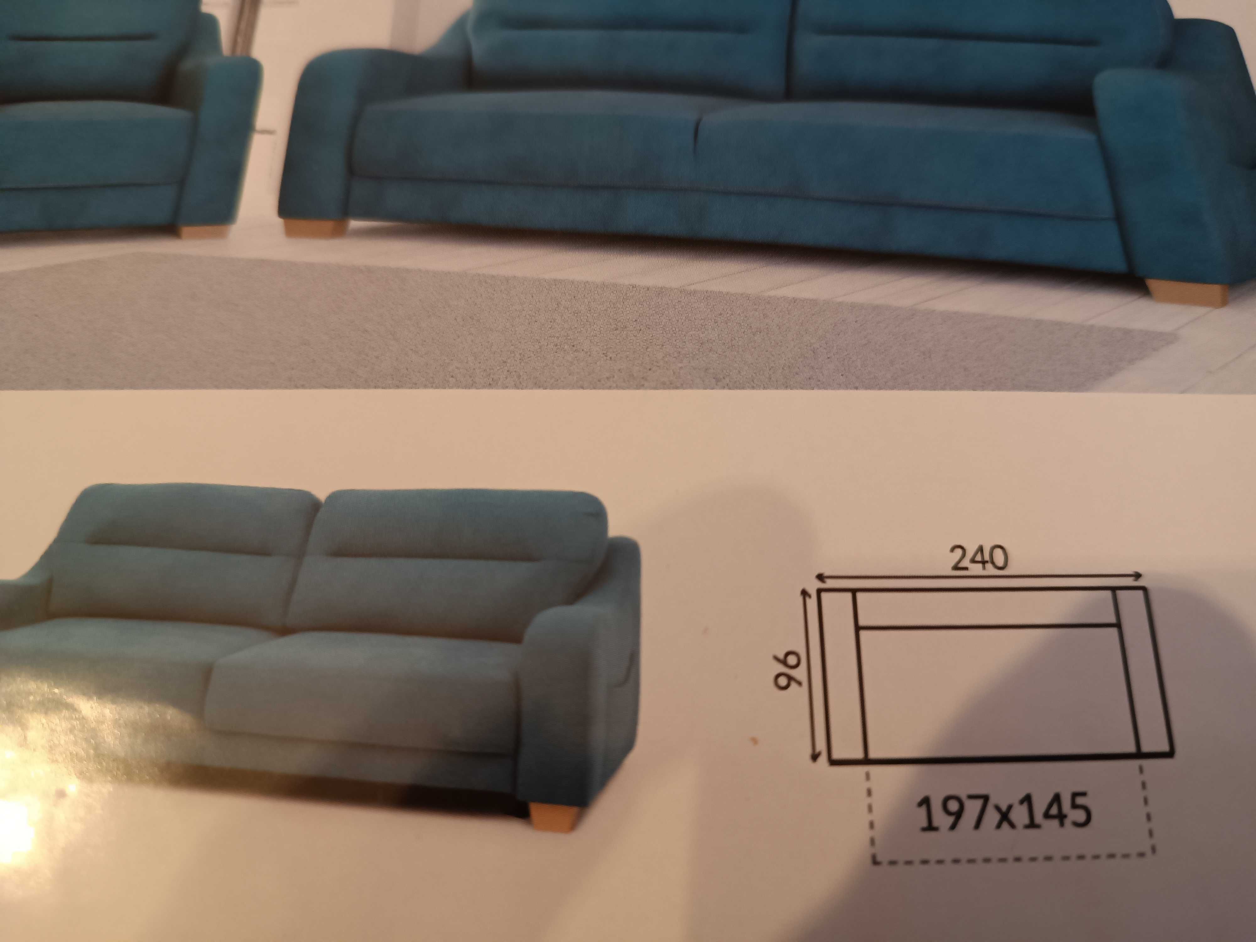 Sofa tapicerowana 3-osobowa Cameron Agata Meble