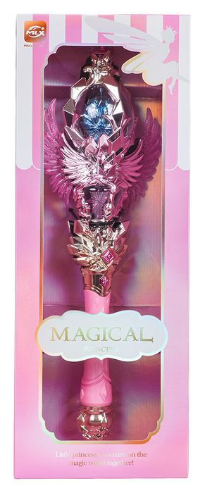 Magiczna Różdżka Z Funkcją Świateł I Dźwięku Różowa