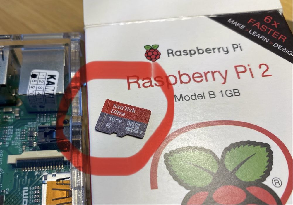 Raspberry Pi 2 Model B 1GB w obudowie i z kartą microSD