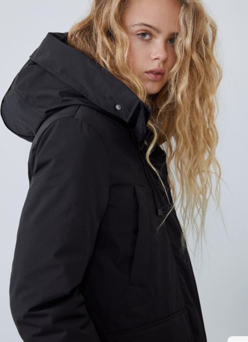 Куртка парка Zara xs зимова