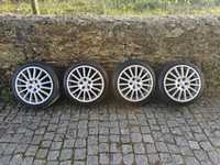 Jantes 17 5×112 Seat Audi VW Skoda Mercedes com pneus