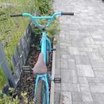 Rower BMX jak na BMX nosi ślady używania