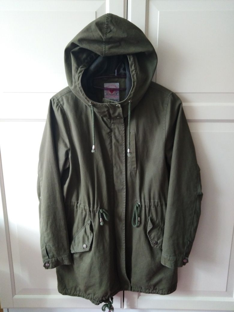 Kurtka parka dziewczęca 100% bawełna  roz. 152/158