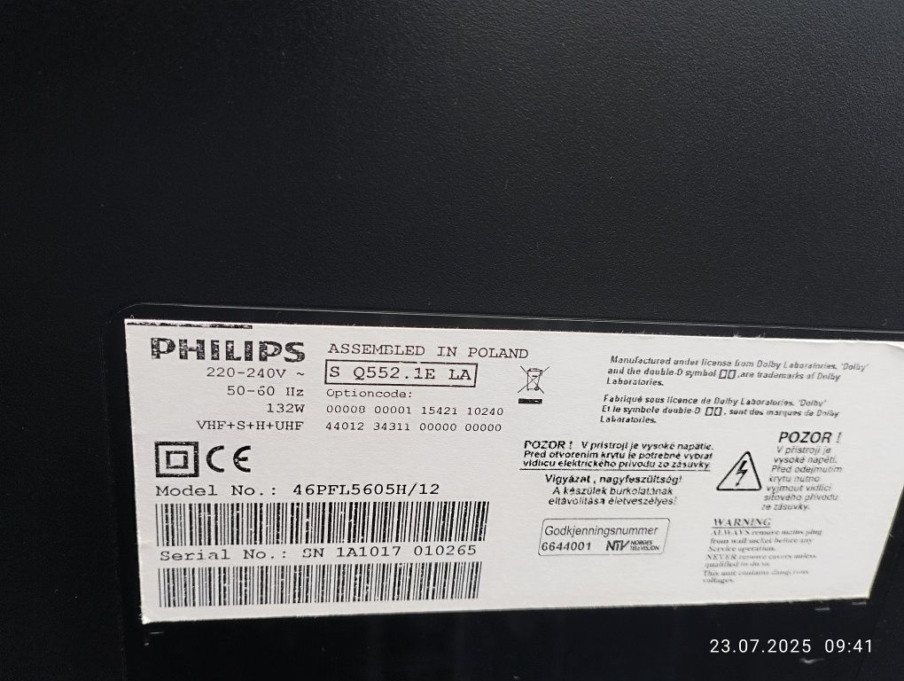 Telewizor Philips SQ552.1ELA