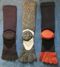 Трекінгові термошкарпетки з пальцями для бігу бігові туристичні