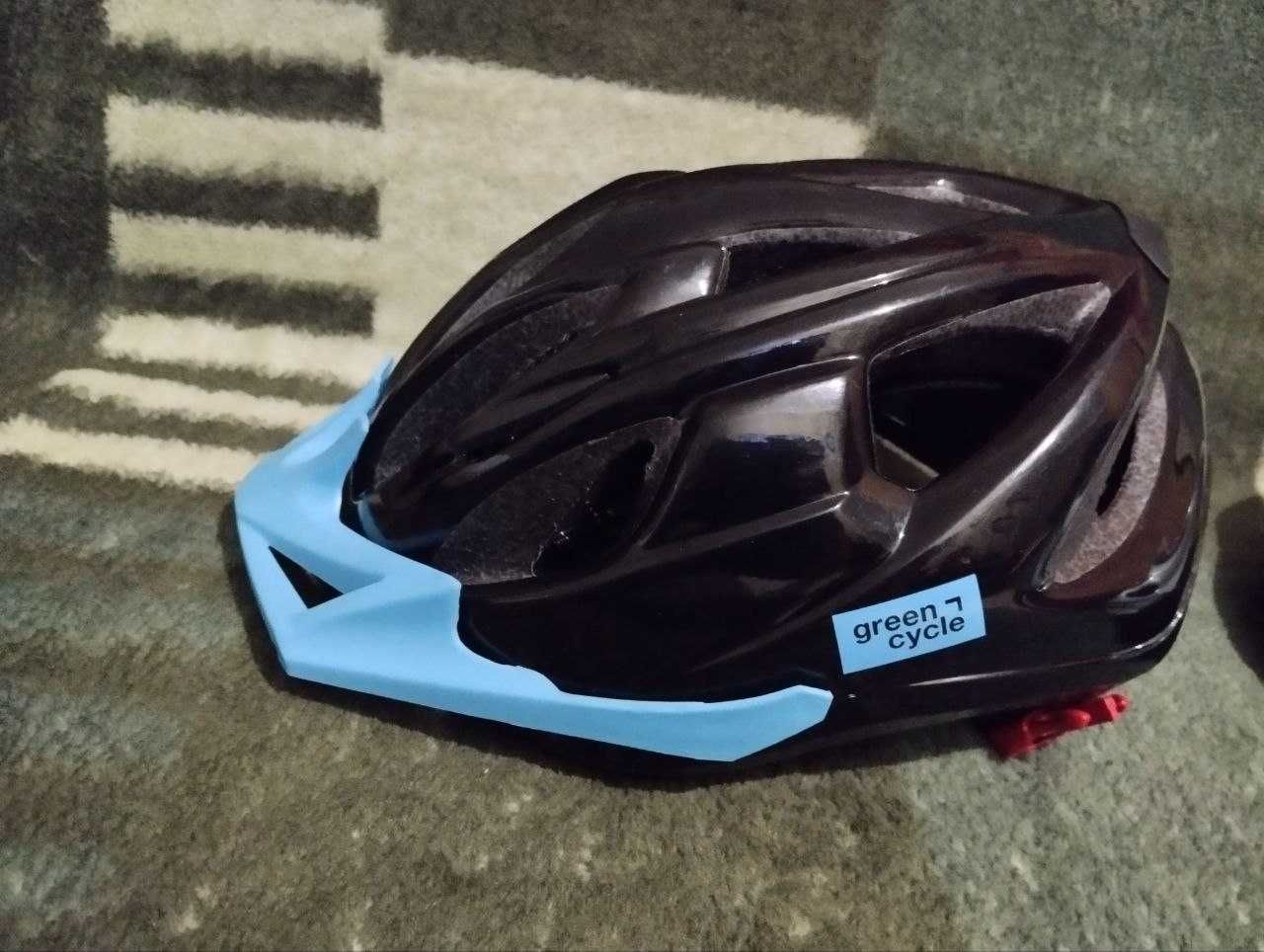 Транспорт Шлем детский Green Cycle ROWDY 50-56см наколенники налокотни