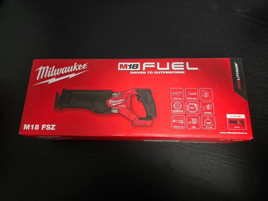 Milwaukee M18 FSZ FUEL – Piła Szablasta SAWZALL – 31,8 mm skoku