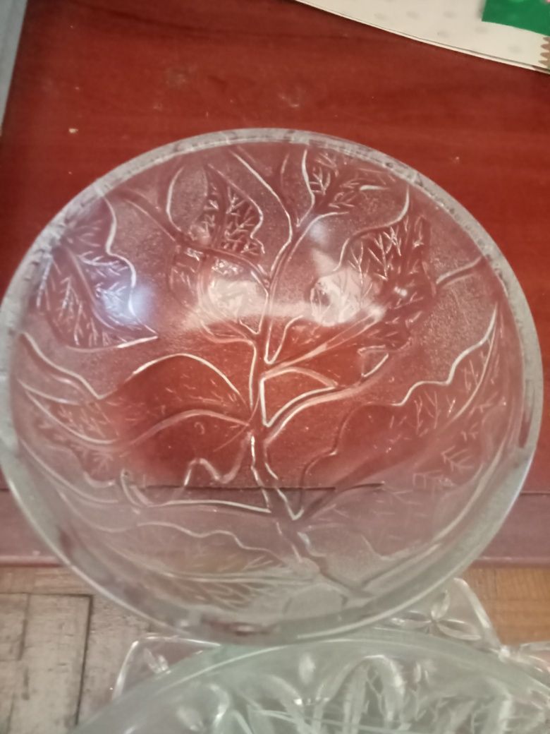 Taça de sobremesa com 6 tachinhas de servir