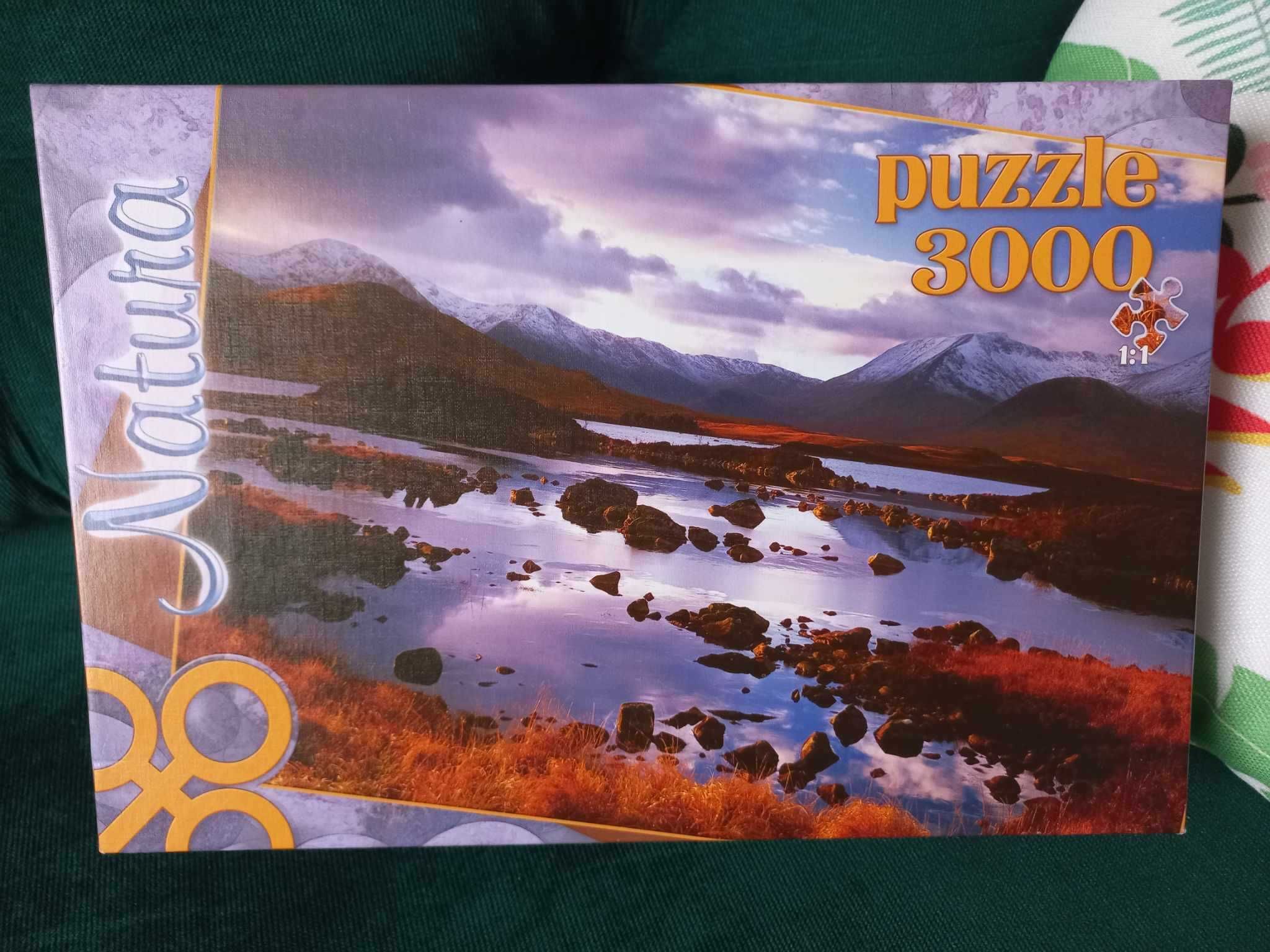 Puzzle 3000 TREFL- stan idealny, kompletne