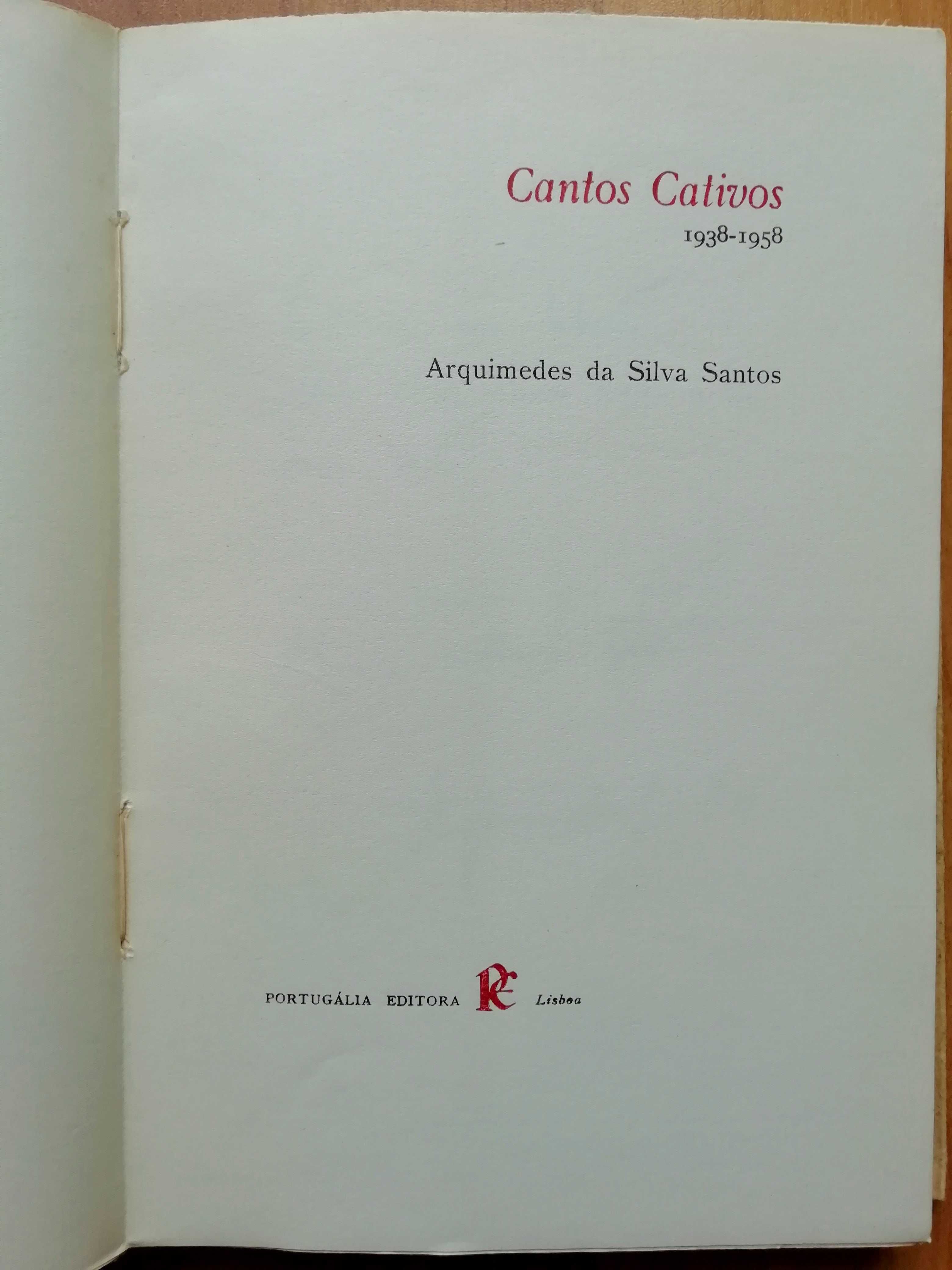 Cantos Cativos - Arquimedes da Silva Santos