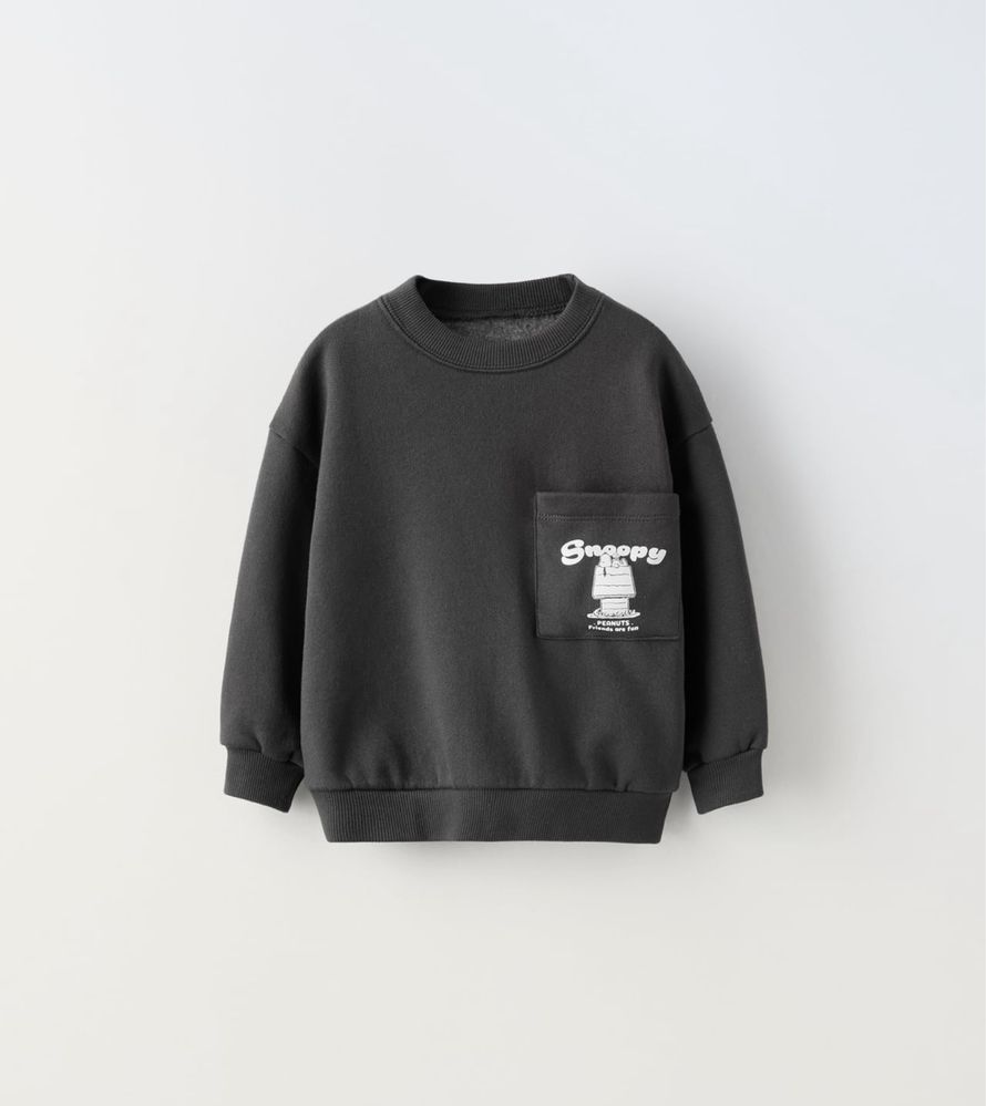 ZARA дитячий світшот кофта 110 іграшка SNOOPY