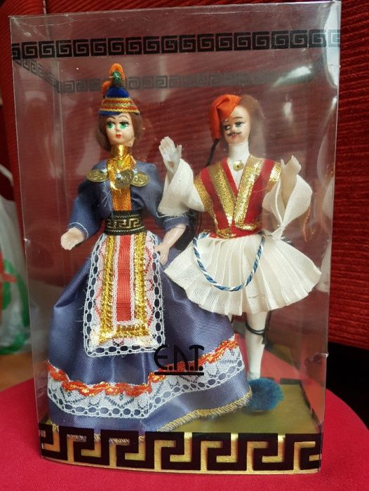 Lalki ludowe, w stroju ludowym stroje ludowe Grecja, greg greczynka