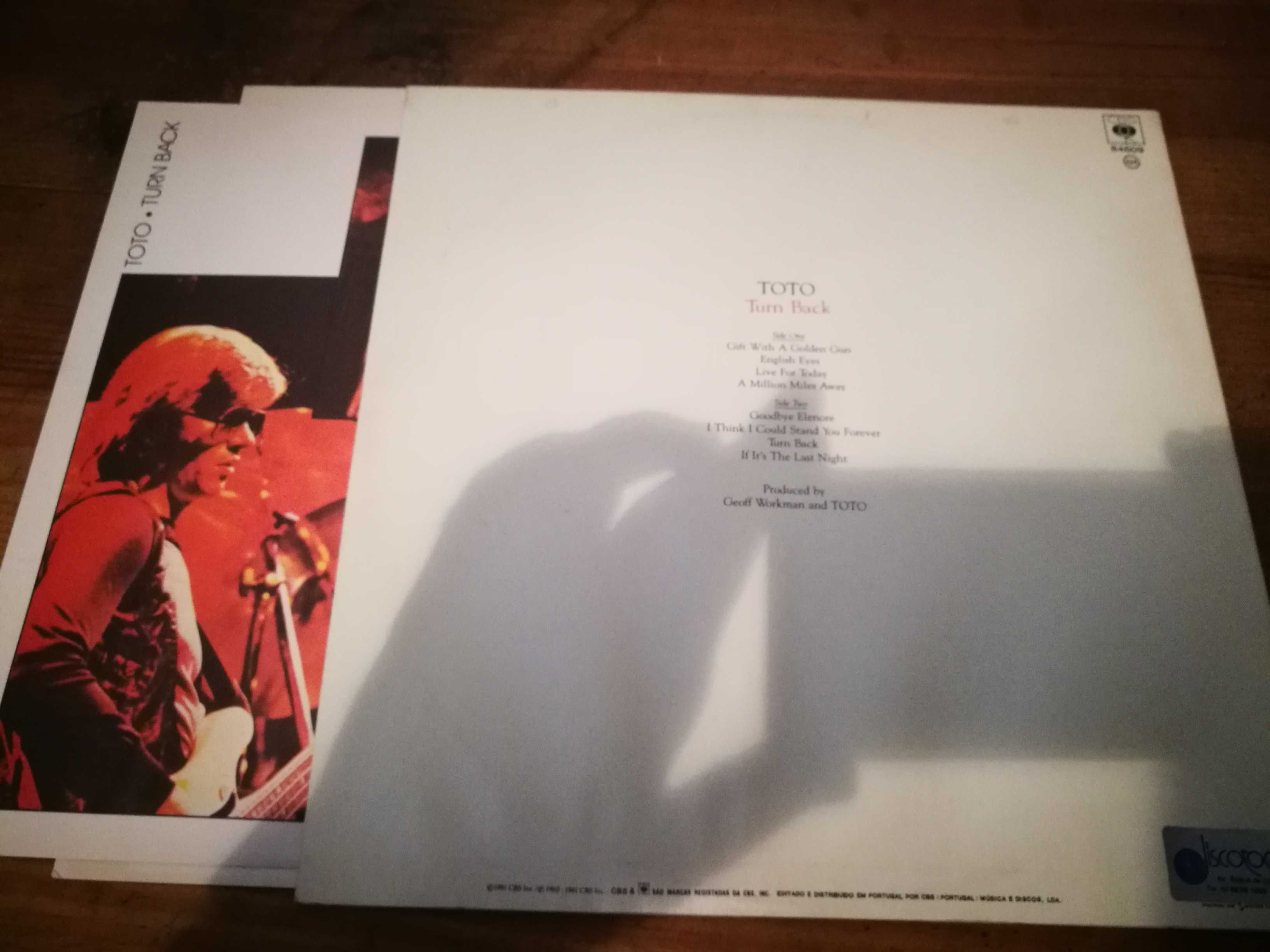 TOTO - Turn Back   (Ed Portuguesa - 1980) LP