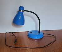Lampa biurkowa E27 niebieska